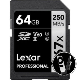 Thẻ Nhớ Lexar 1667x 64GB SDXC UHS-II U3 V30| LSD64GCB1667 | Chính hãng
