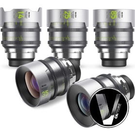 Bộ ống kính NiSi Athena Tuned Prime Full Frame Cinema Lens với 5 ống kính (Ngàm PL) | Chính Hãng, giá tốt