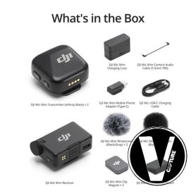 DJI Mic Mini (2 TX + 1 RX + Hộp Sạc) | Chính hãng