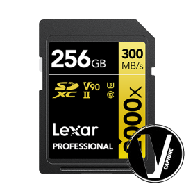 Thẻ nhớ Lexar SD Professional 2000x 256GB SDHC/SDXC UHS-II Card GOLD LSD2000256G-BNNNG | chính hãng