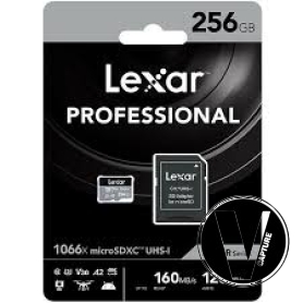 Thẻ nhớ Lexar Professional 1066x 256GB microSDXC UHS-I Card LMS1066256G-BNANG | chính hãng