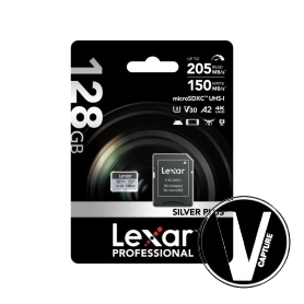 Thẻ nhớ Micro SD 128GB Lexar Professional Silver Plus UHS-I LMSSIPL128G-BNANG | chính hãng