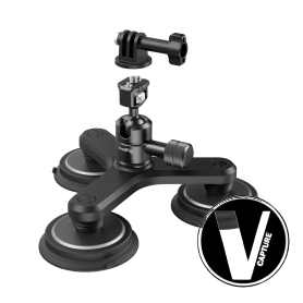 SmallRig 4468 Triple Magnetic Suction Cup Mounting Support Kit for Action Cameras | Chính hãng