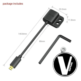 SmallRig 3021 – Cáp Ultra Slim 4K Micro HDMI Adapter (D to A)