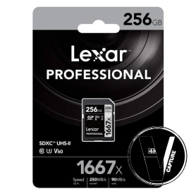 Thẻ nhớ SD 256GB Lexar Professional 1667x LSD256CB1667 | chính hãng