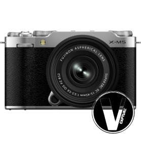 Máy ảnh Fujifilm X-M5 + Lens XC 15-45mm f/3.5-5.6 OIS PZ (Bạc) | Chính hãng