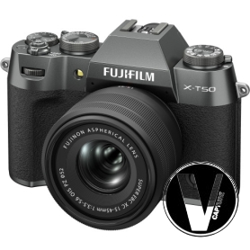 Máy ảnh Fujifilm X-T50 + Lens XC 15-45mm F/3.5-5.6 (Charcoal Bạc) | Chính hãng