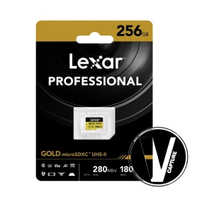 Thẻ nhớ MicroSDXC Lexar Professional GOLD 256GB UHS-II U3 V60 LMSGOLD256G-BNNNG | chính hãng 