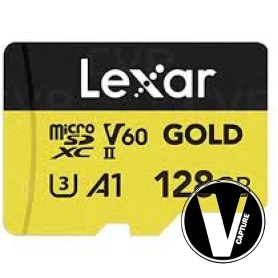 Thẻ nhớ MicroSDXC Lexar Professional GOLD 128GB UHS-II U3 V60 LMSGOLD128G-BNNNG | chính hãng
