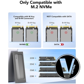 Hộp đựng ổ cứng Lexar E300 M.2 NVMe | Chính Hãng