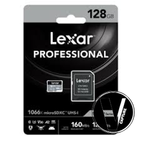 Thẻ nhớ MicroSDXC 128GB LEXAR 1066x SILVER Series 160MB/s (LMS1066128G-BNANG) UHS-I, U3, V30, A2 | chính hãng