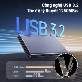 Đầu đọc thẻ nhớ UGREEN CF Express CFExpress Type-A Type-B SD TF card USB 3.2 High Speed 10Gbps Card Reader