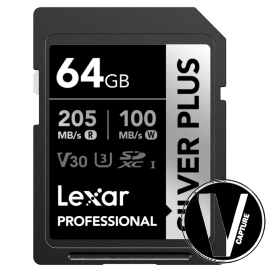 Thẻ nhớ SDXC 64GB Lexar Professional Silver Plus UHS-I LSDSIPL064G- BNNNG | Chính hãng