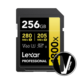 Thẻ nhớ Lexar SD Professional 1800x 256GB SDXC UHS-II Card GOLD LSD1800256G-BNNNG | chính hãng