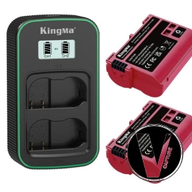 Bộ Pin Sạc Kingma for Nikon EN-EL15C 2600mAh , sạc BM-058Q nhanh